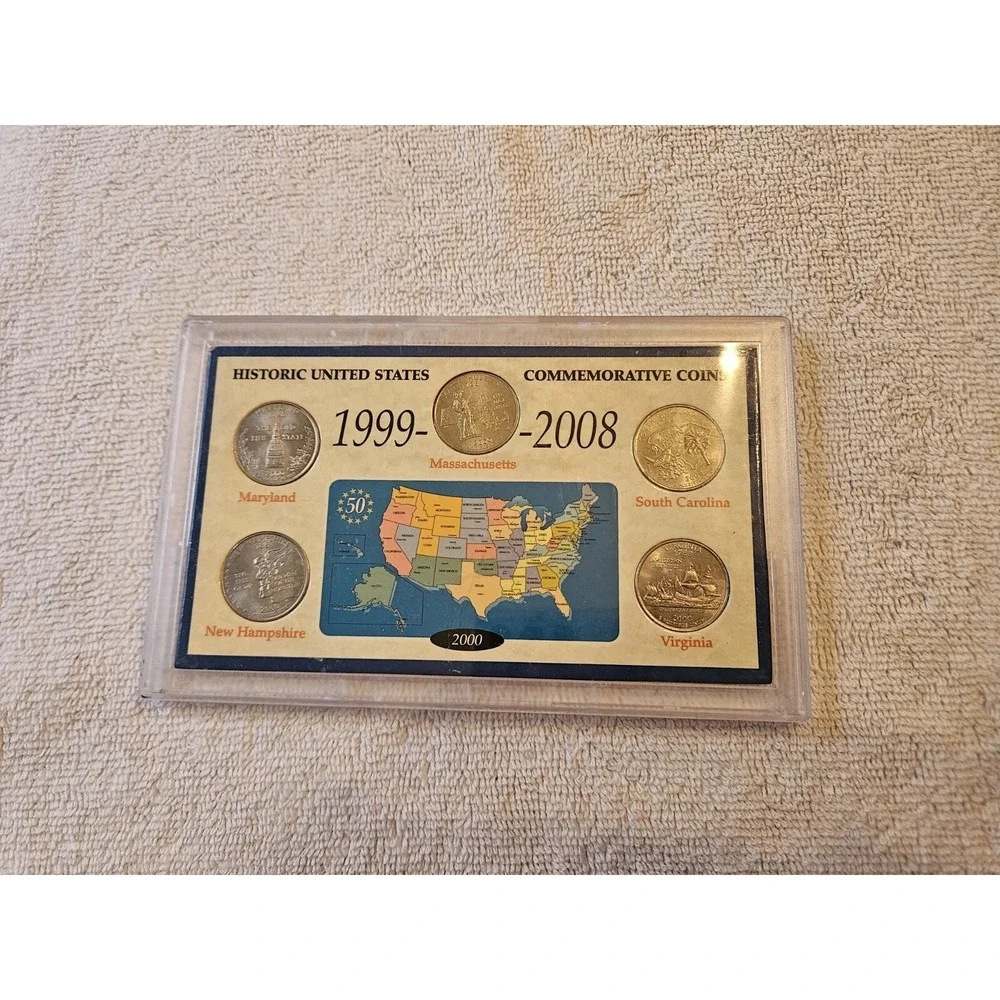 2000 historic united states commemorative‎ coins Massachusetts Maryland Virginia